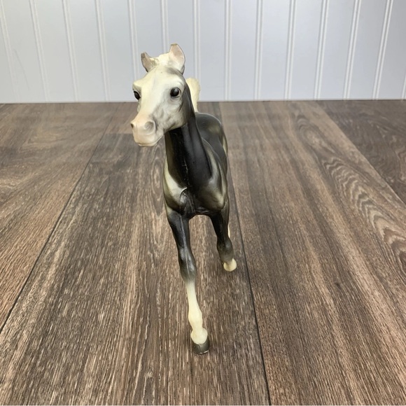 Vintage Breyer Smoke Grey Running Foal Matte Finish Horse - READ - Picture 3 of 9